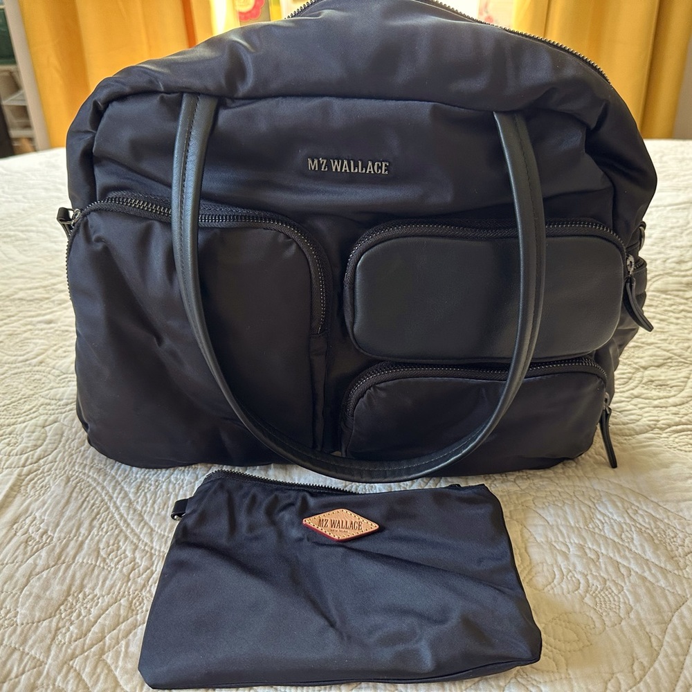 MZ Wallace Small Bowery Traveler w/matching detachable pouch
